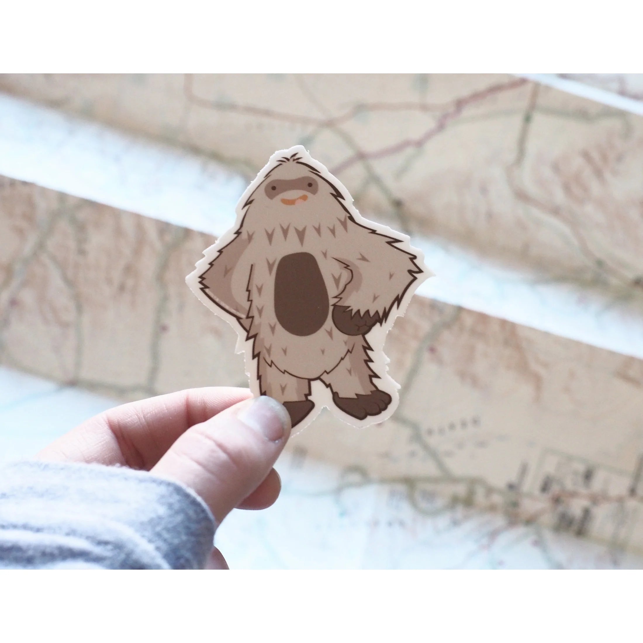 Confident Big Foot Sticker