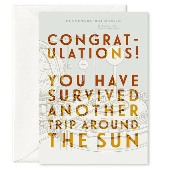 Congratulations, Orrey Birthday Card