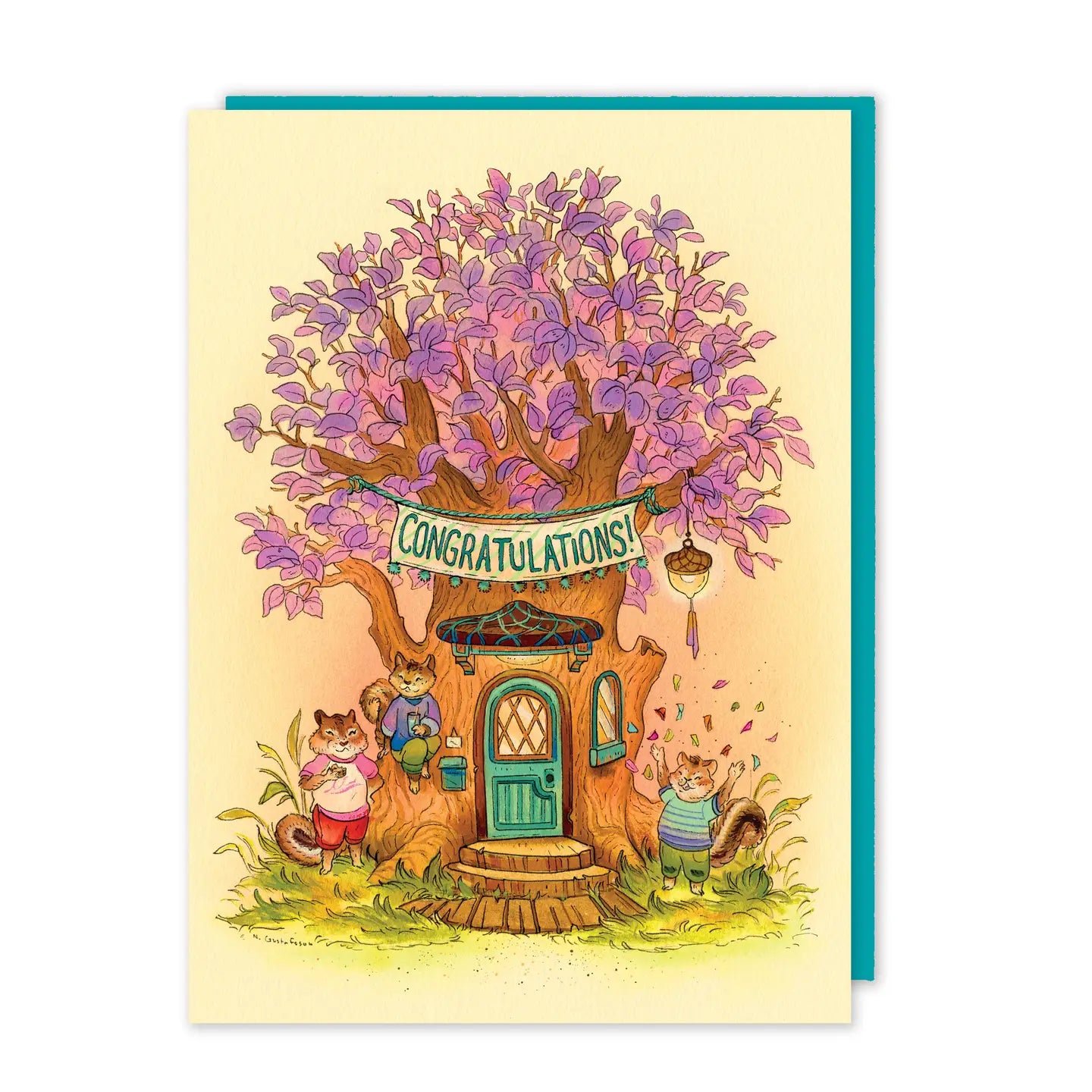 Congratulations Treehouse - Greeting Card