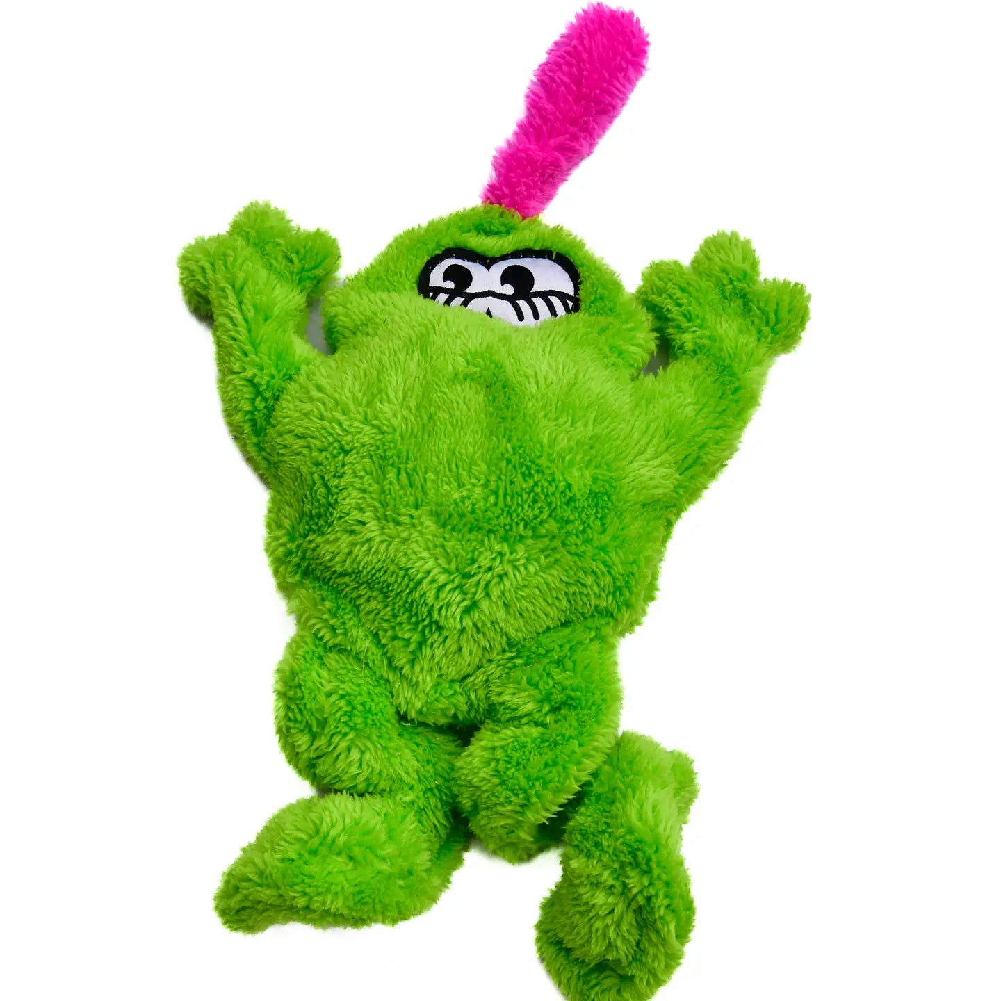 Duraplush Frog Dog Toy with Springy Legs
