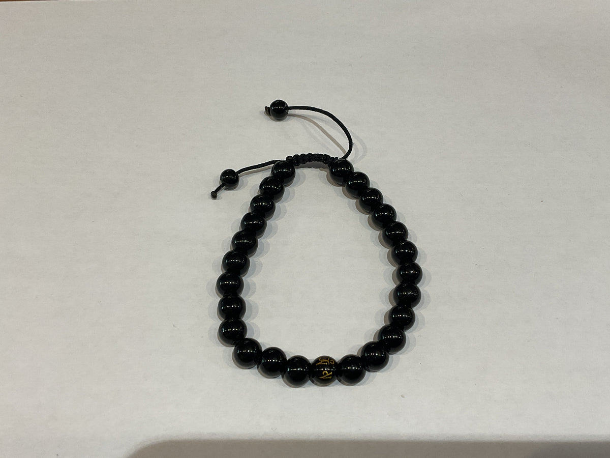 Black Obsidian Mala Bracelet