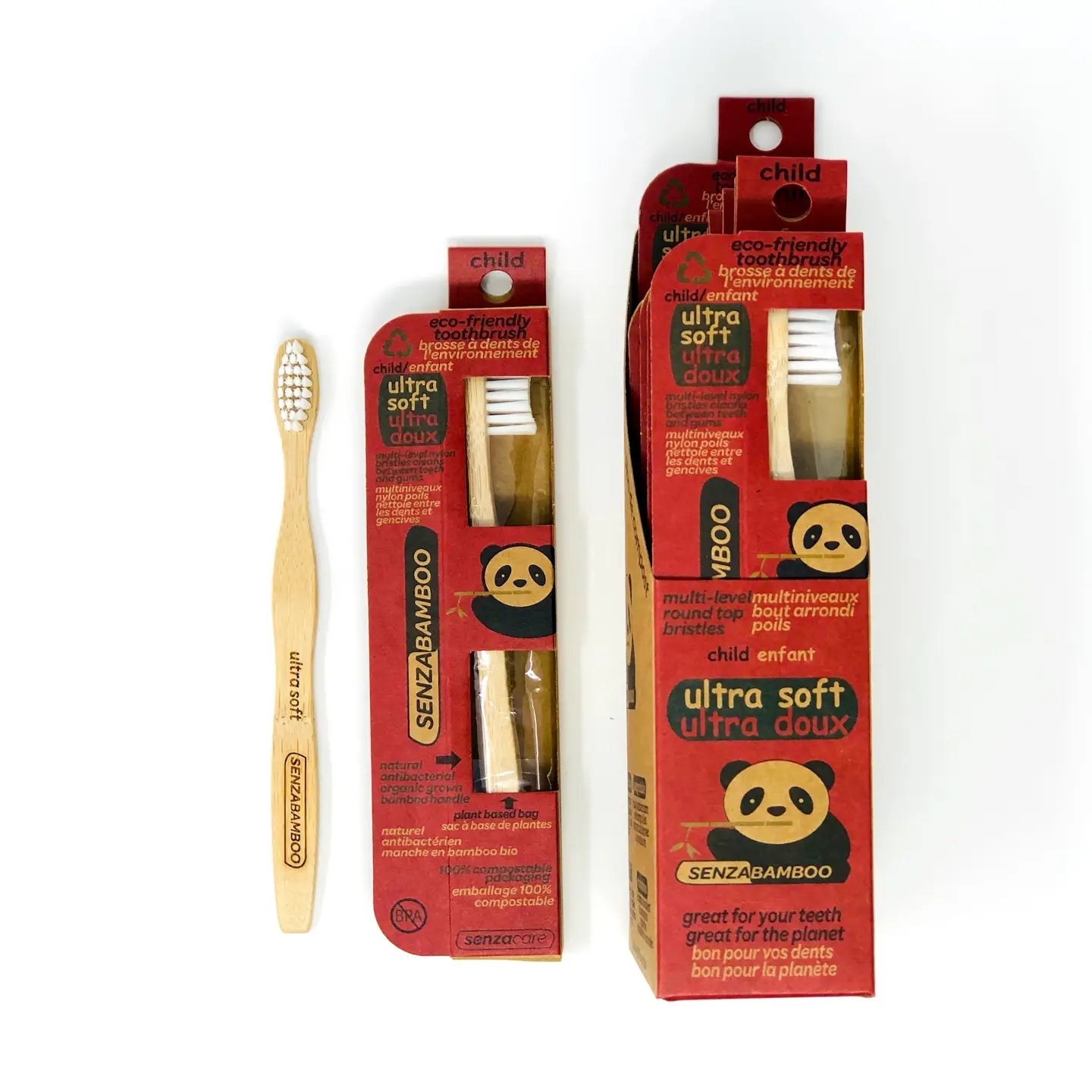Eco Bamboo Toothbrush Ultra Soft Toothbrush