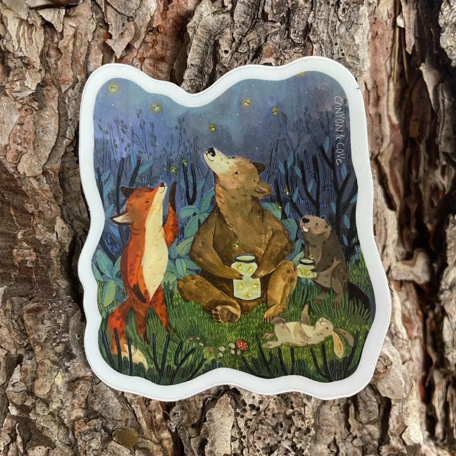 Firefly Night Sticker
