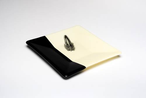 Feather Plate 7" x 7"