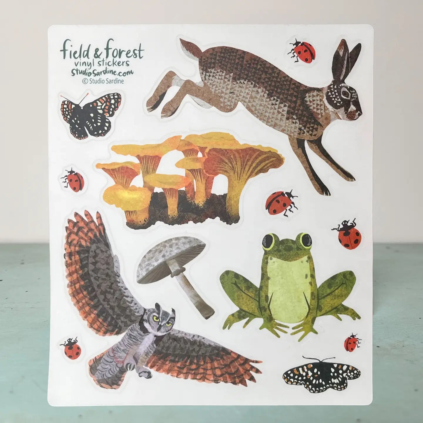 Field and Forest Clear Sticker Sheet