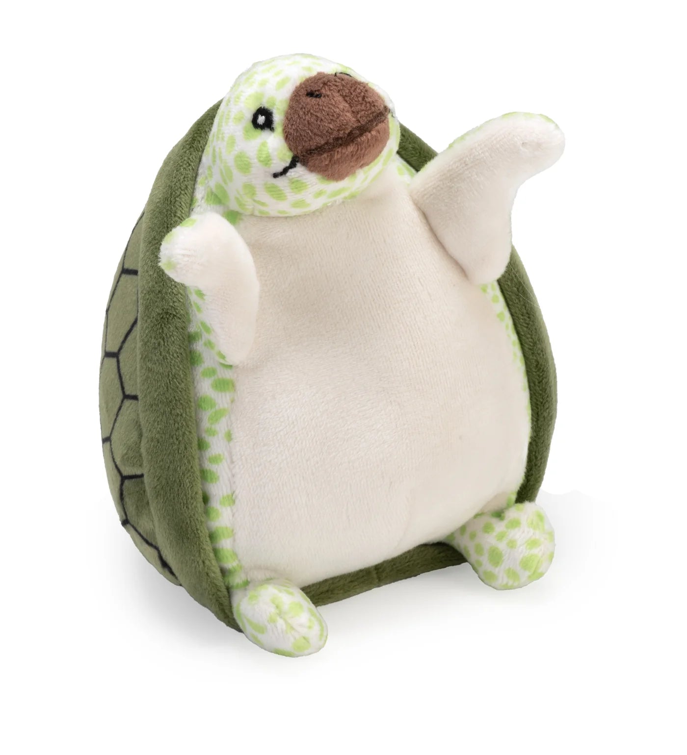 Flipkins Green Sea Turtle Stuffed Animal - 5"