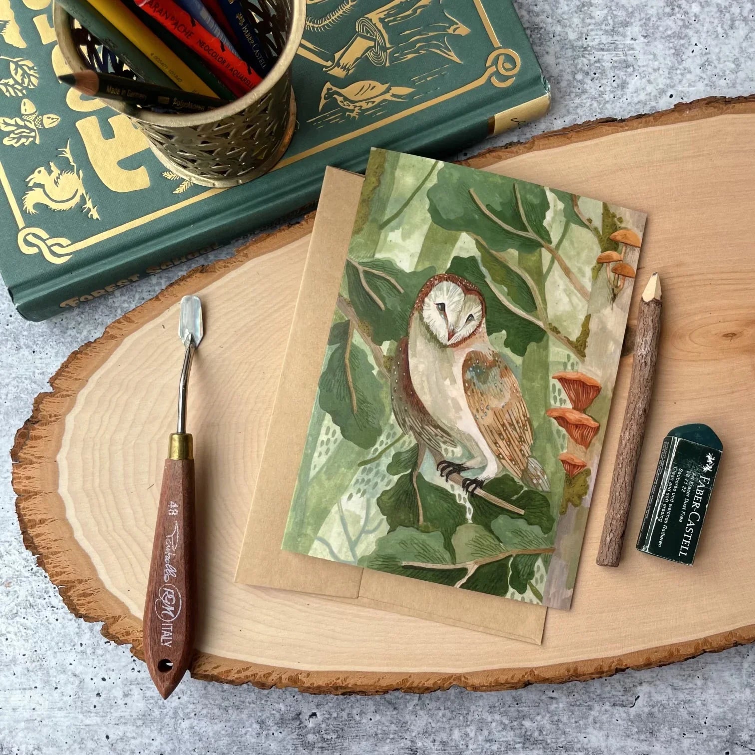 Forest Owl Card
