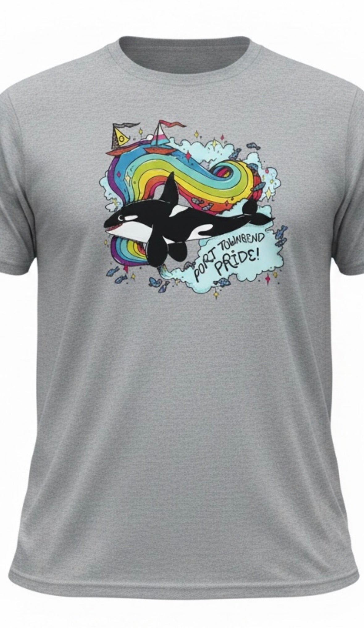 2026 Port Townsend Pride Adult Shirt | Gray