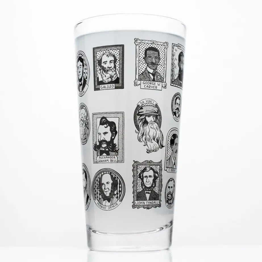 Great Beards of Science Beer Glass - 12 oz