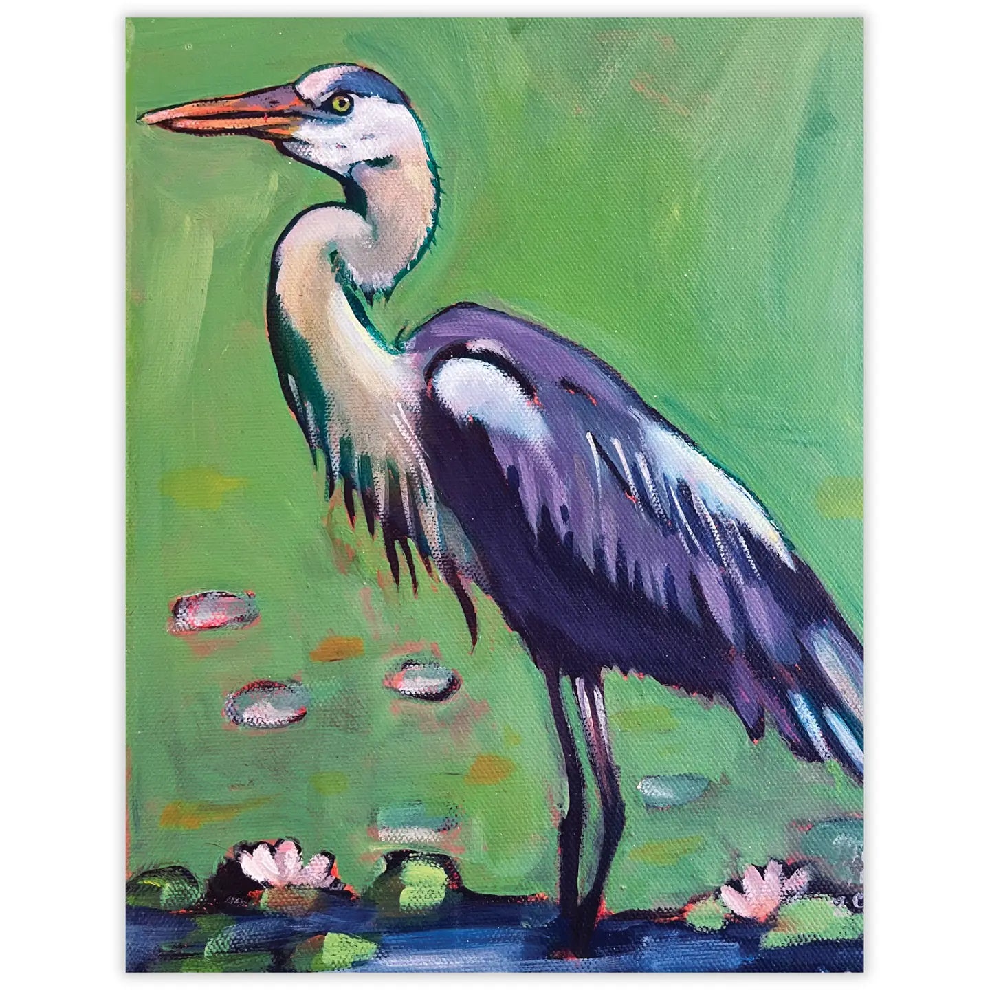 Great Heron - Note Card