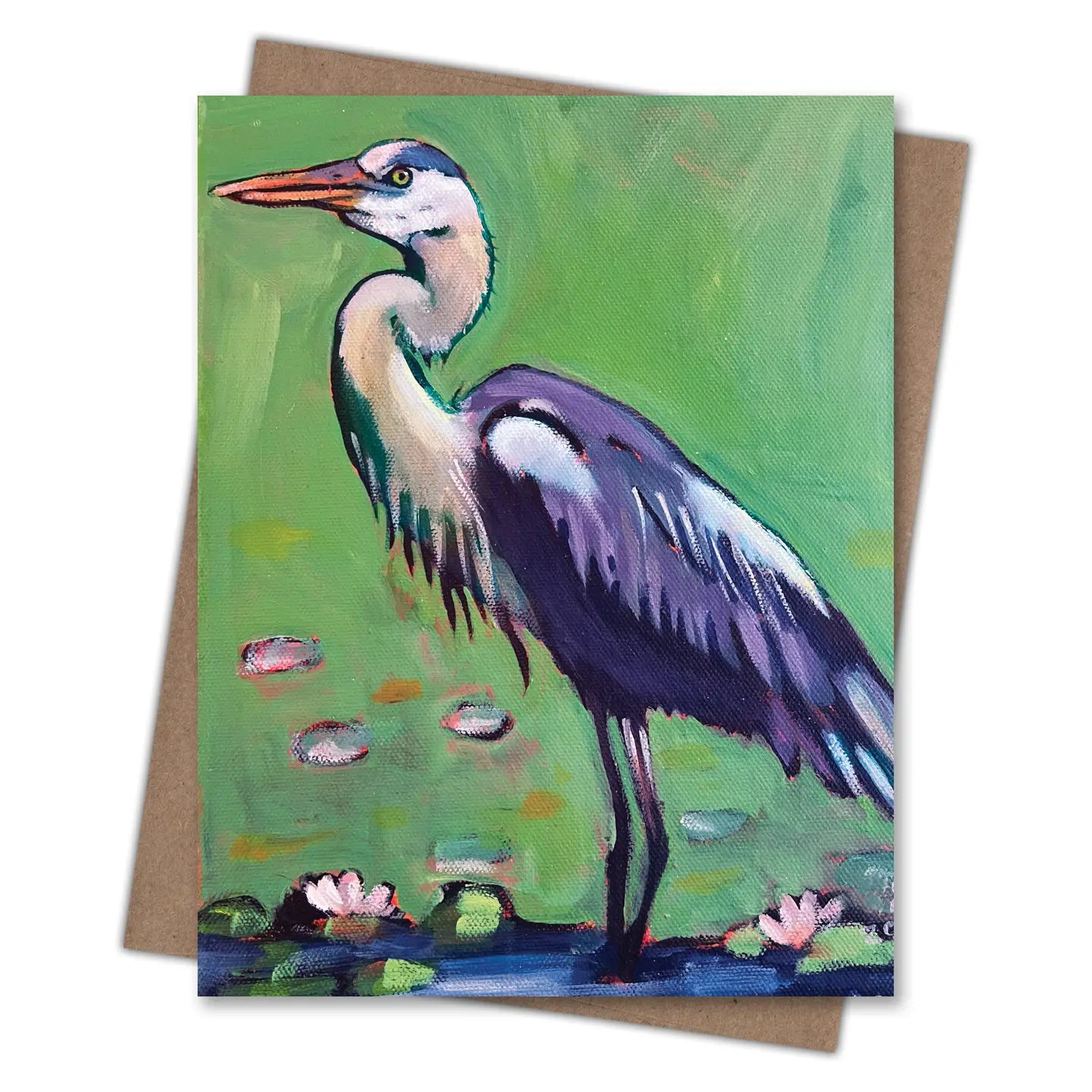 Great Heron - Note Card