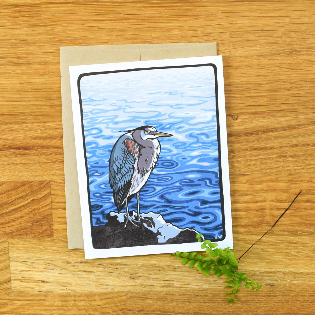 Great Blue Heron Greeting Card
