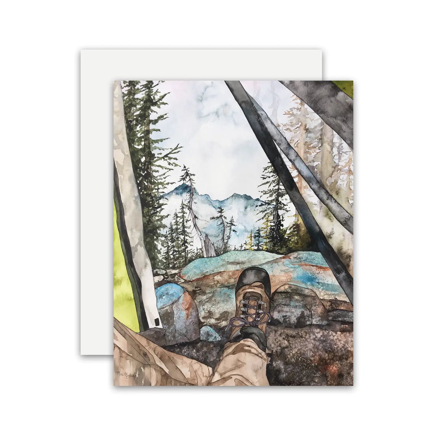 Hiking Boot Card