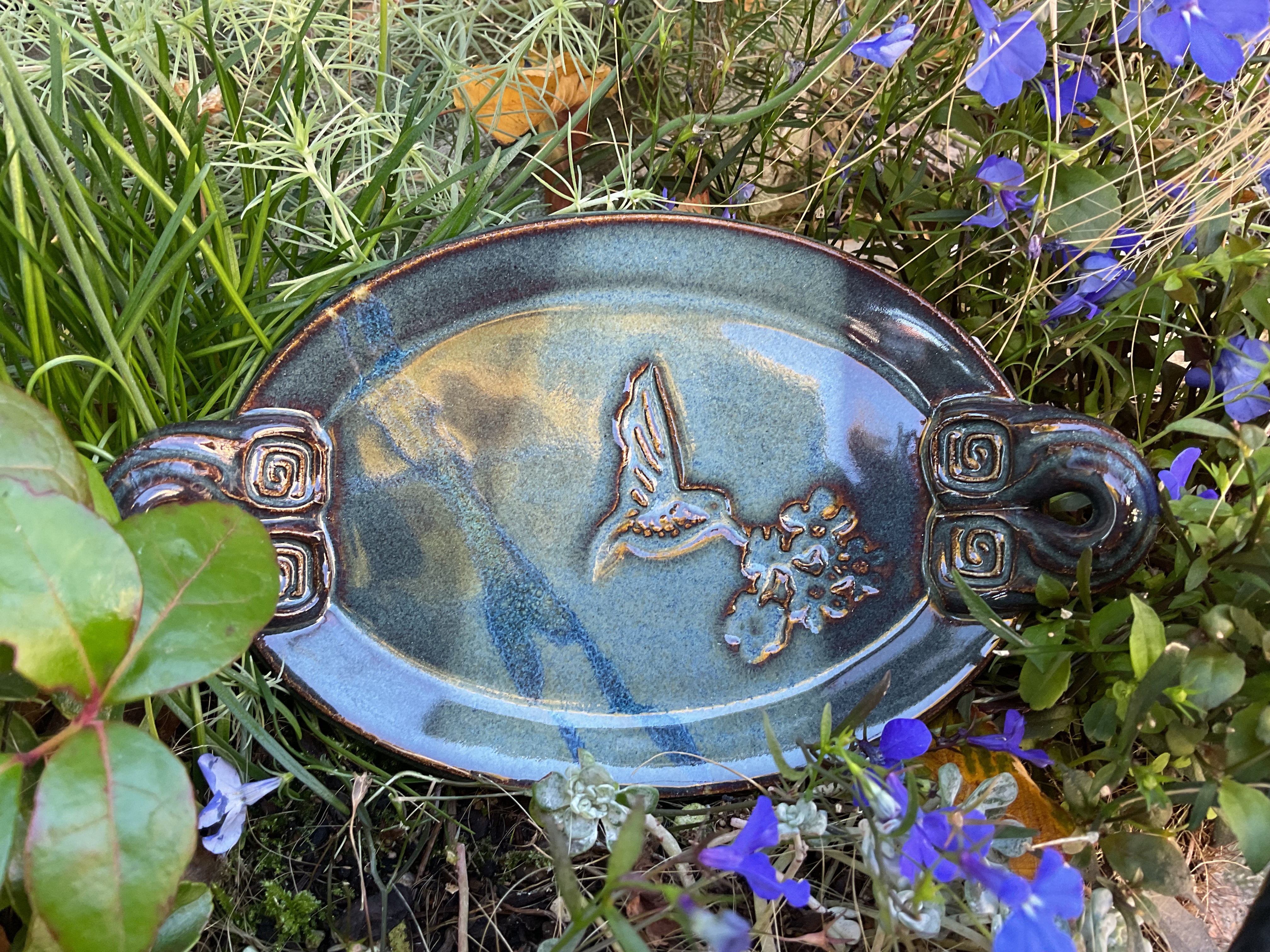 Oval Serving Tray by Barbara Goodfellow-Childs