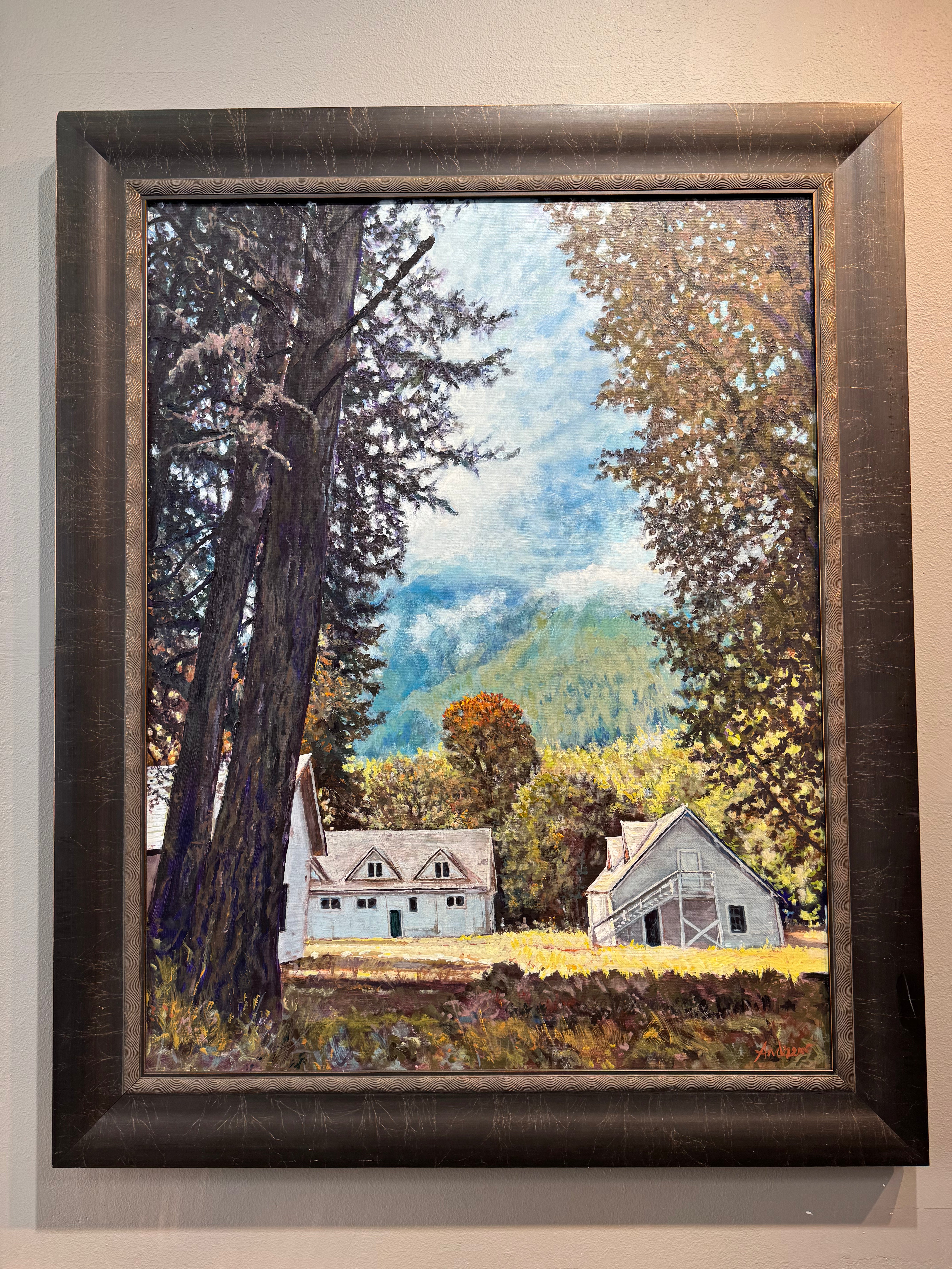 “Abandoned Ranger Station” Original Acrylic by Andrew Sheldon