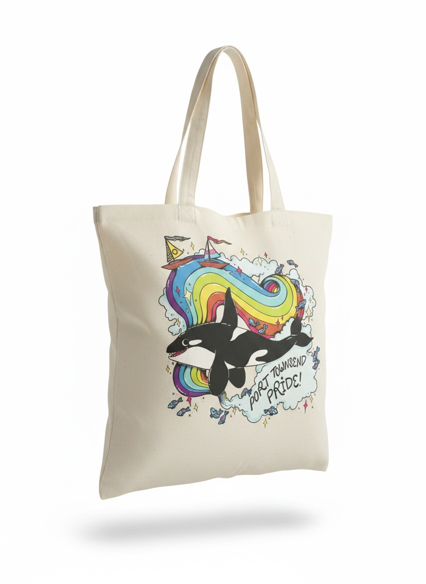 2026 Port Townsend Pride Orca Tote