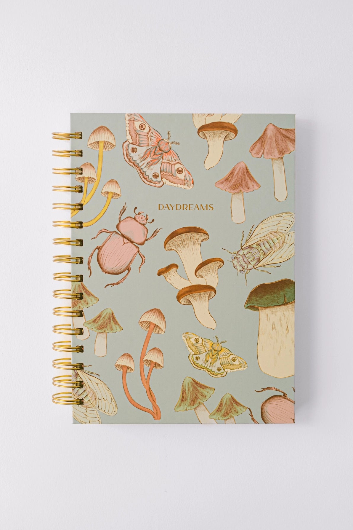 Insects and Mushrooms Spiral Notebook