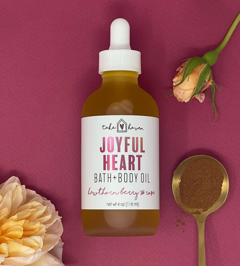 4 oz Joyful Heart Bath + Body Oil
