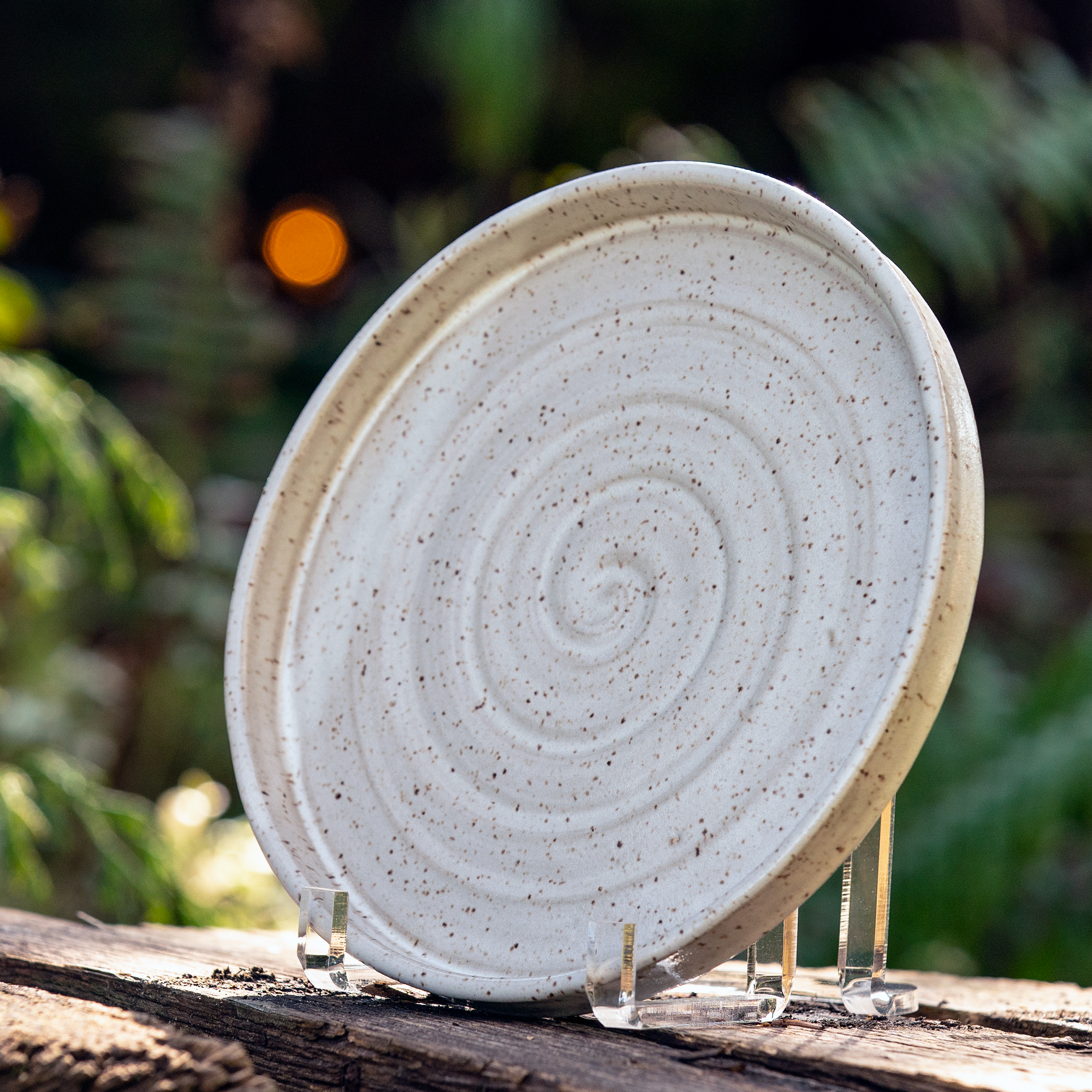 Speckled Glazed Dinner Plate
