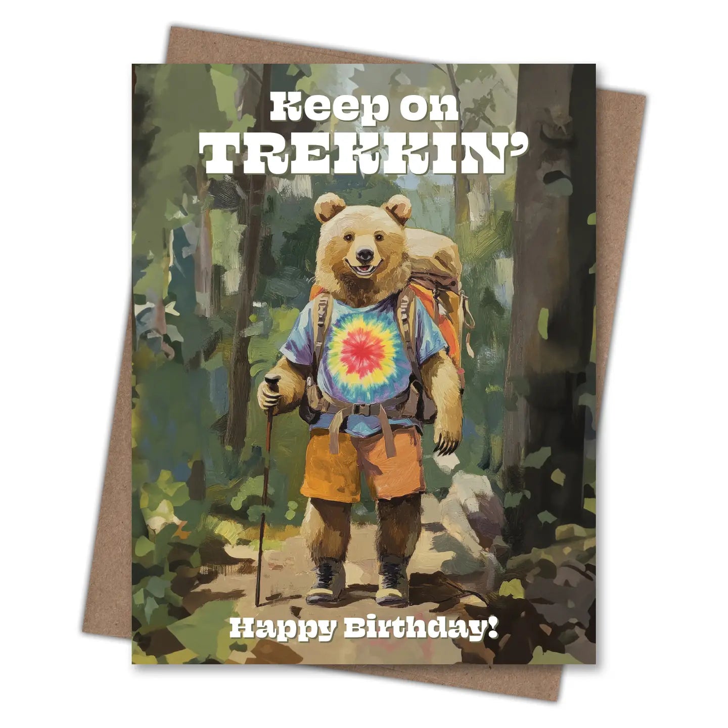 Keep on Trekkin’ Birthday Card