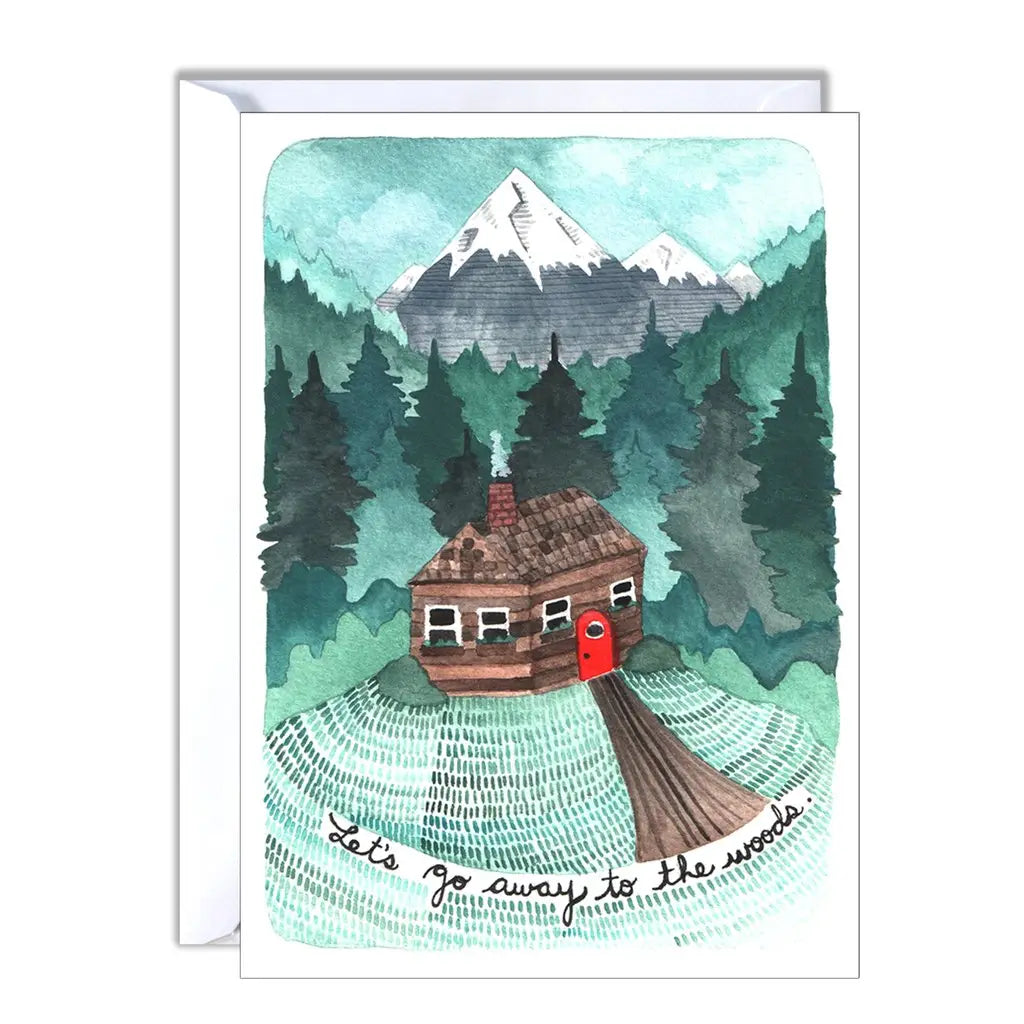Away to the Woods Card