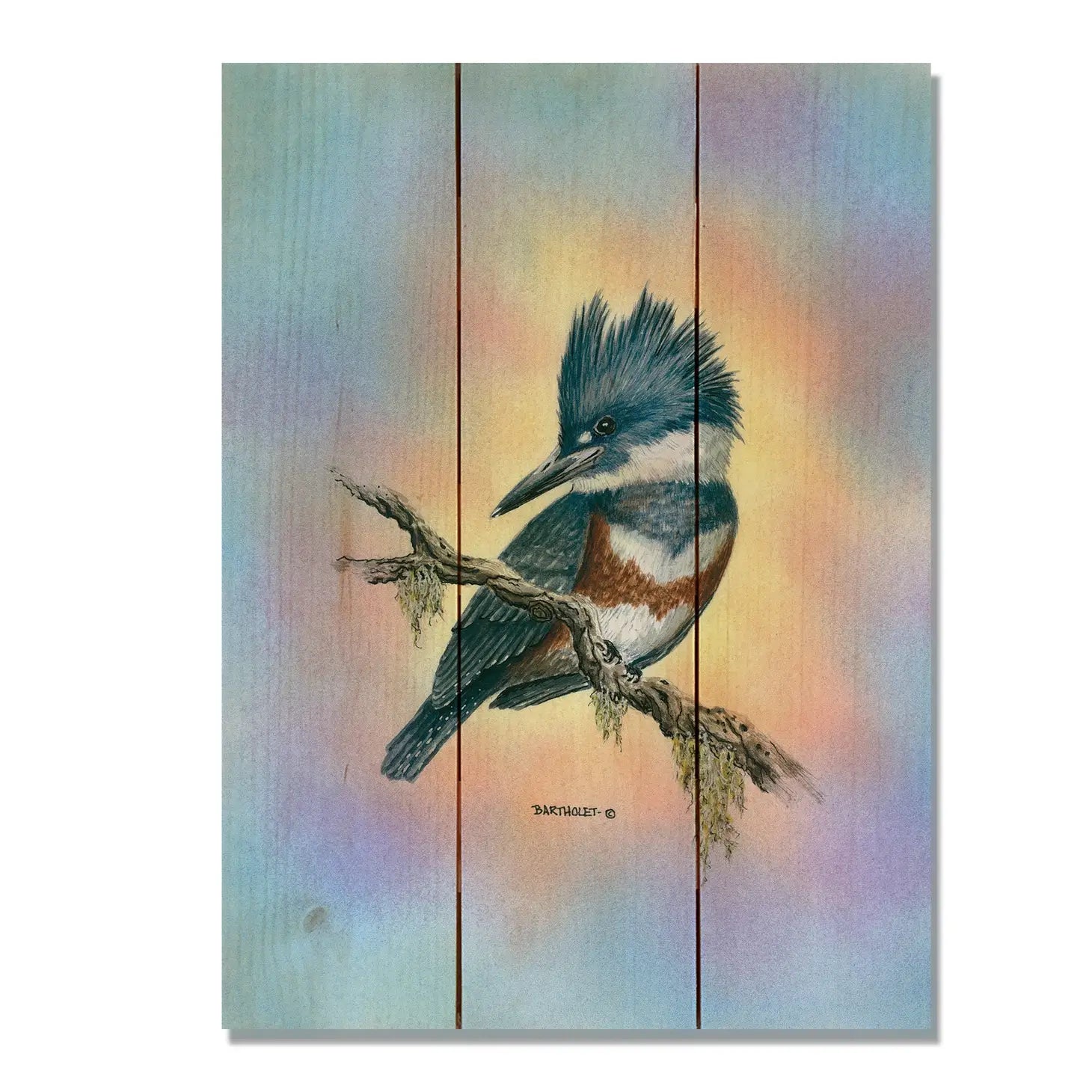 Little Lady Wood Print