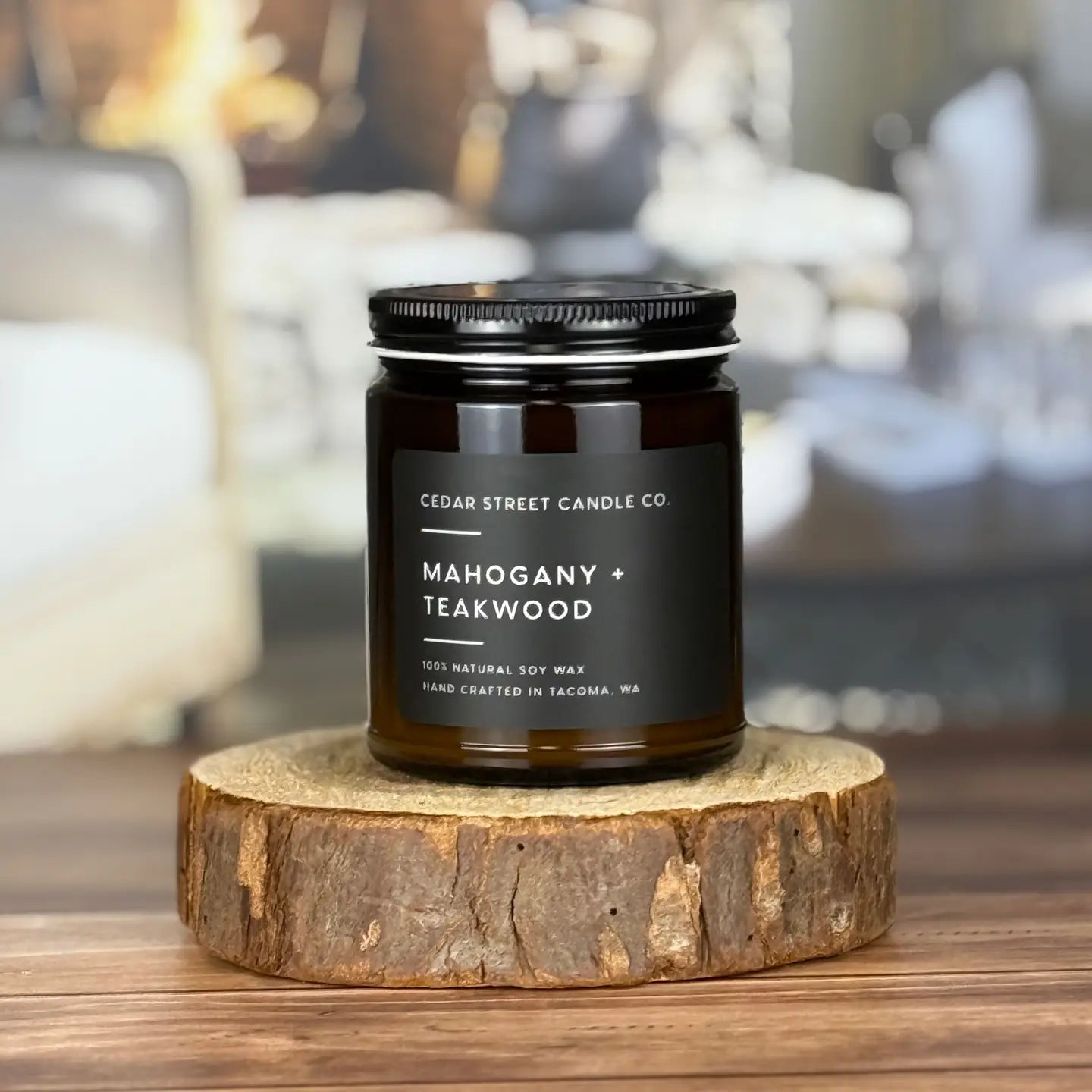 7.2 oz Mahogany + Teakwood Soy Candle