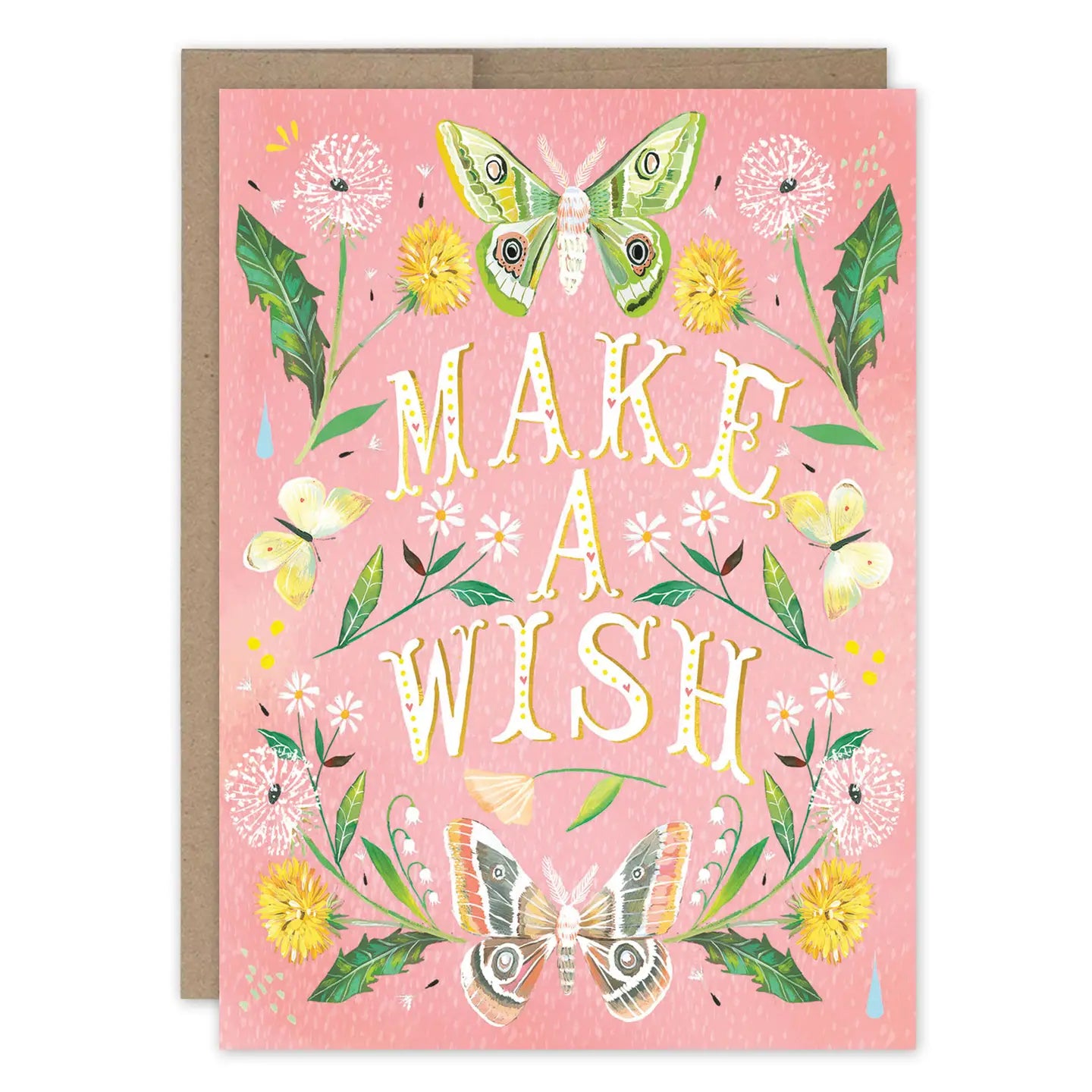 Make A Wish Butterflies Birthday Card
