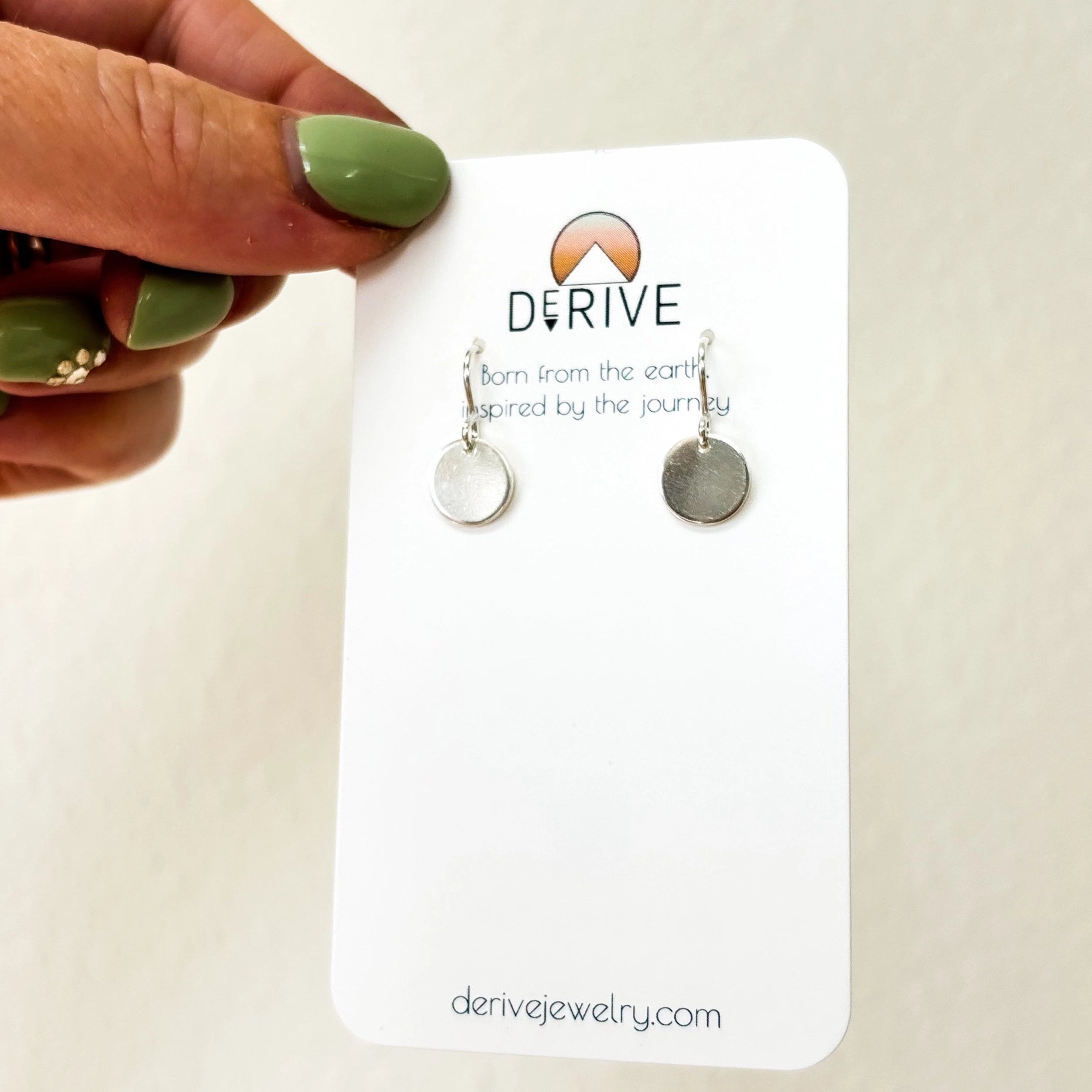 Mini Coin Earrings (Sterling Silver)