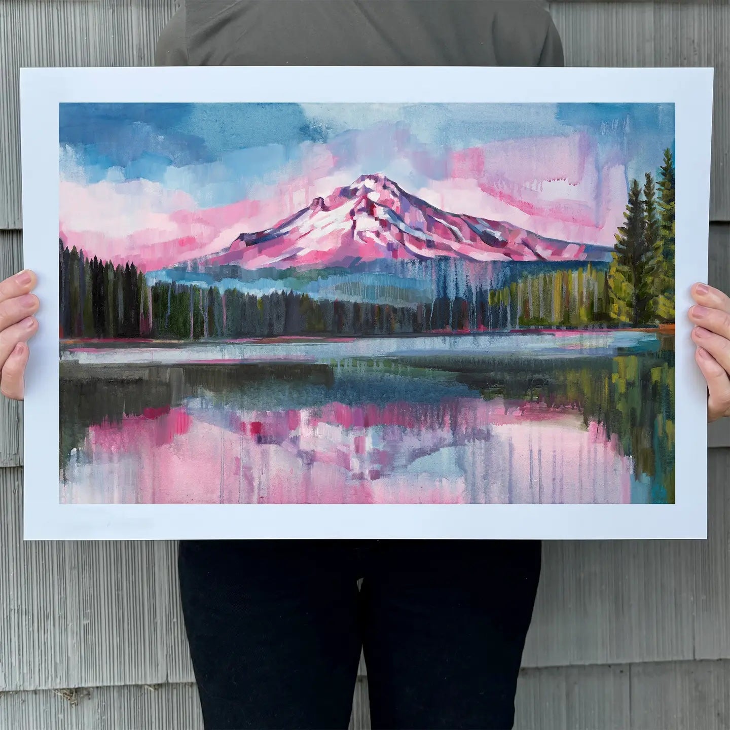 Mount Hood - Archival Ink Print of Oregon Landscape