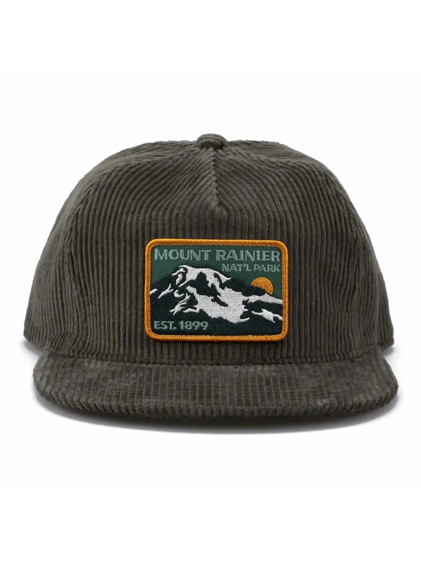 Mount Rainier National Park Est 1899 Corduroy Vintage Cap