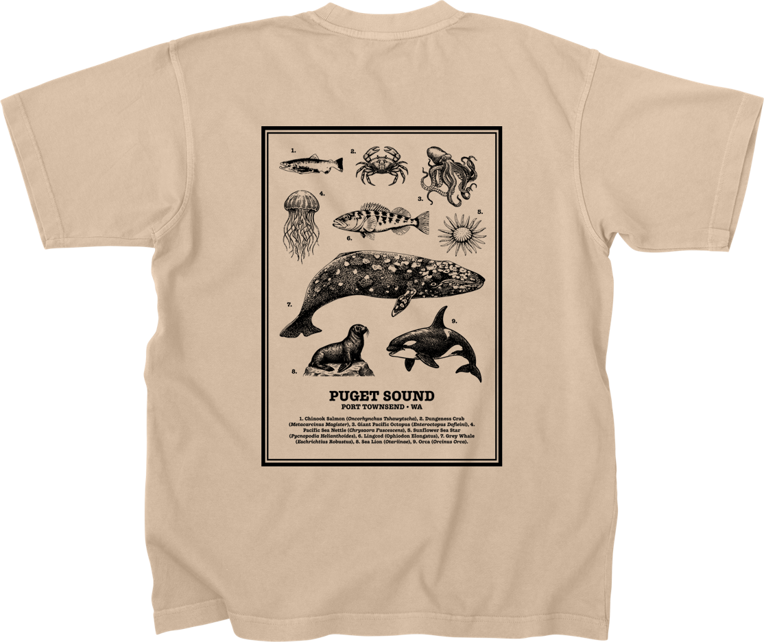 Port Townsend - Puget Sound Marine Guide Cotton Shirt | Sand