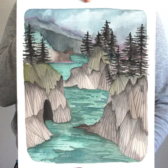 11" X 14" Natural Bridge Art Print