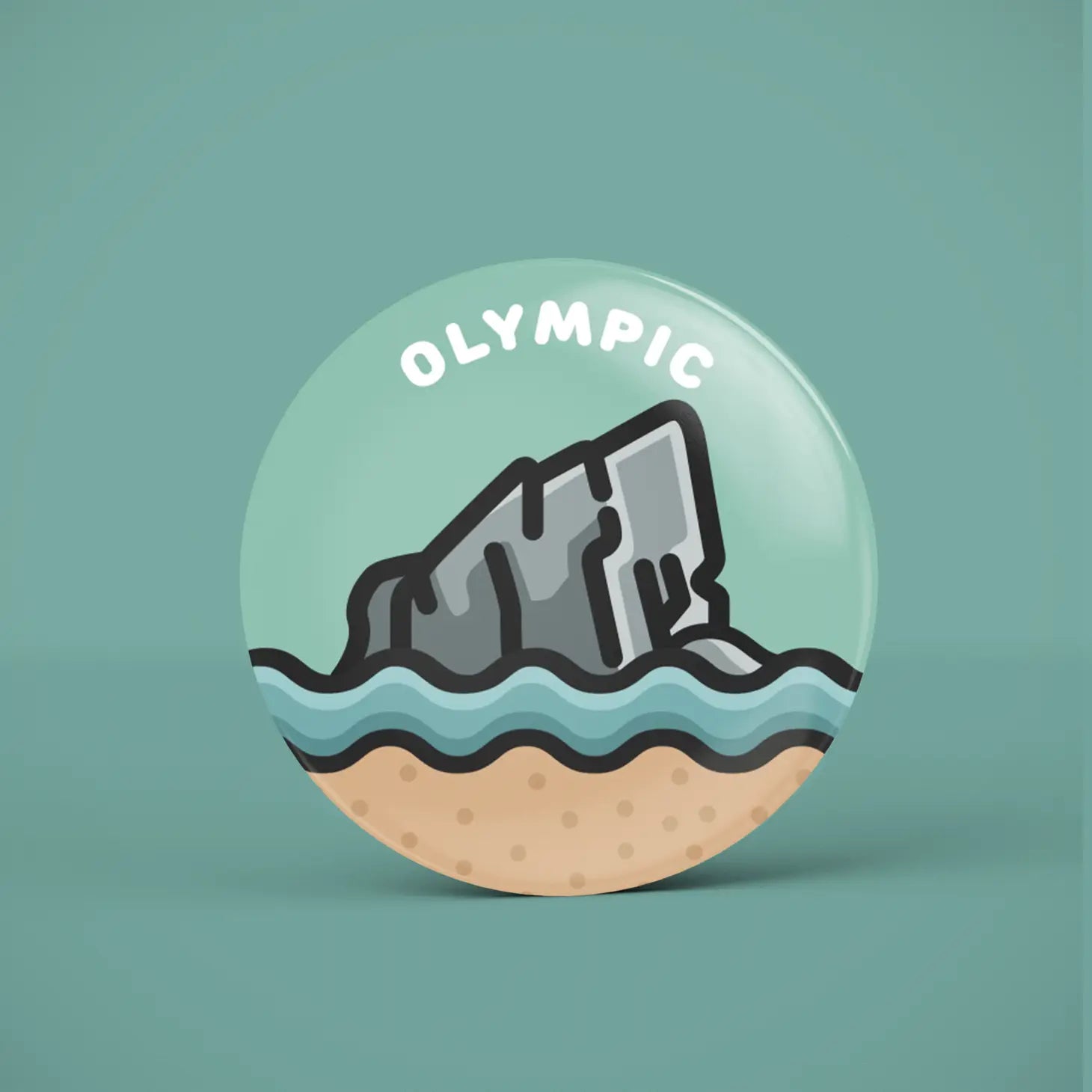 Olympic Button - Washington