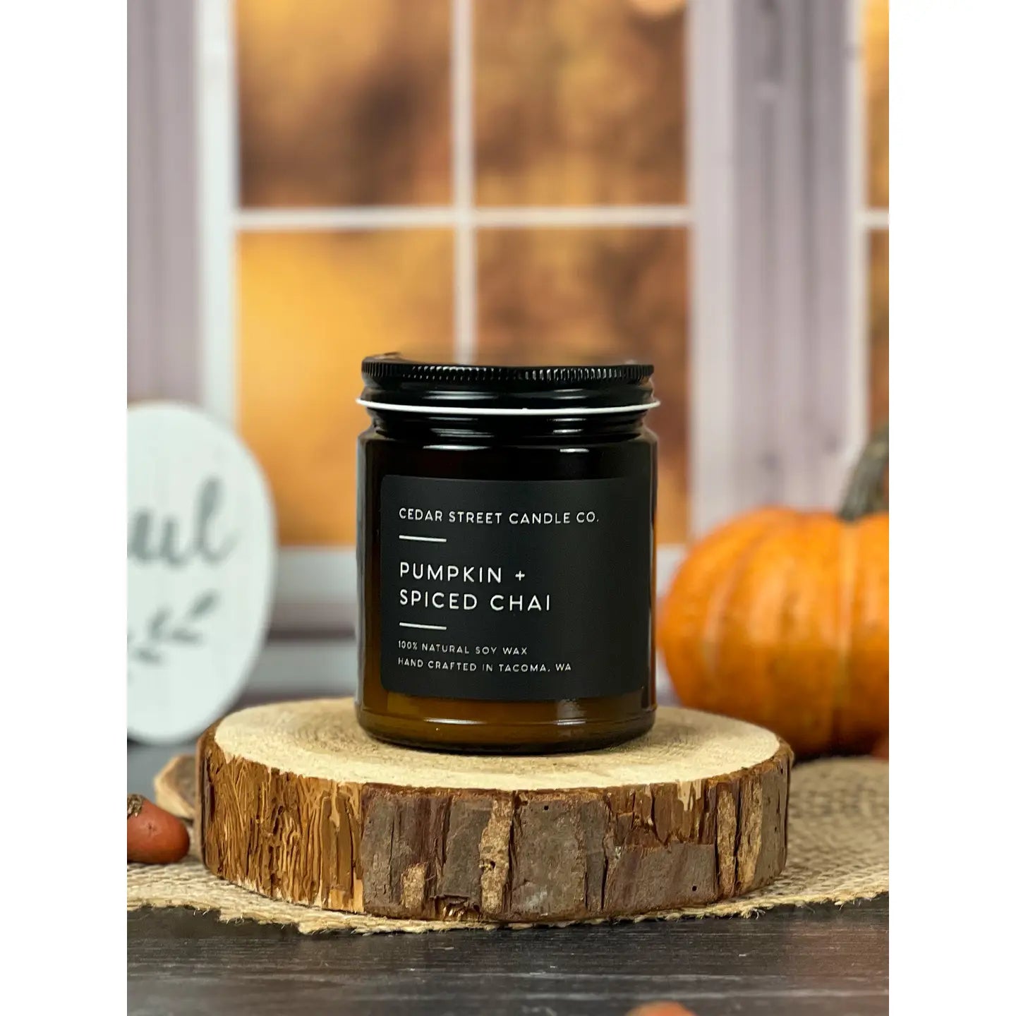 7.2 oz Pumpkin Spiced Chai Soy Candle