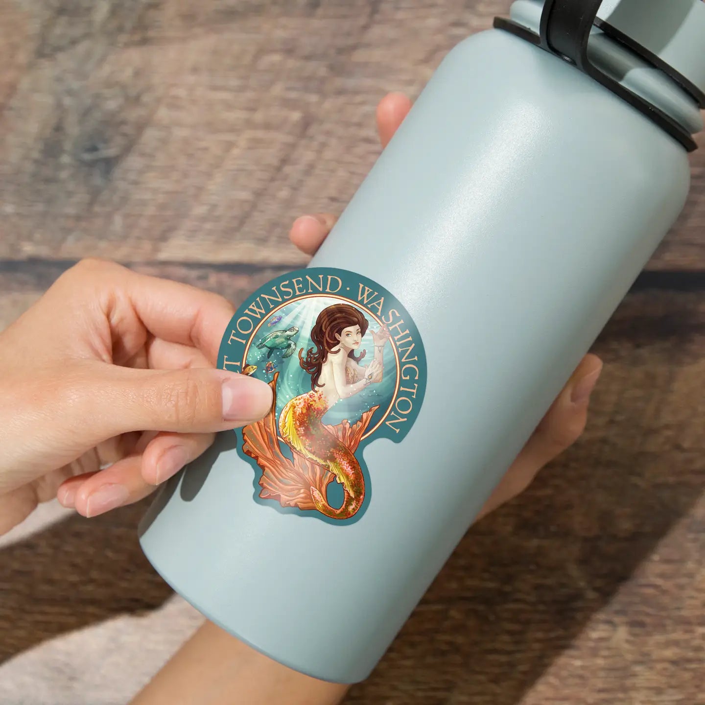 Port Townsend Washington Mermaid Sticker
