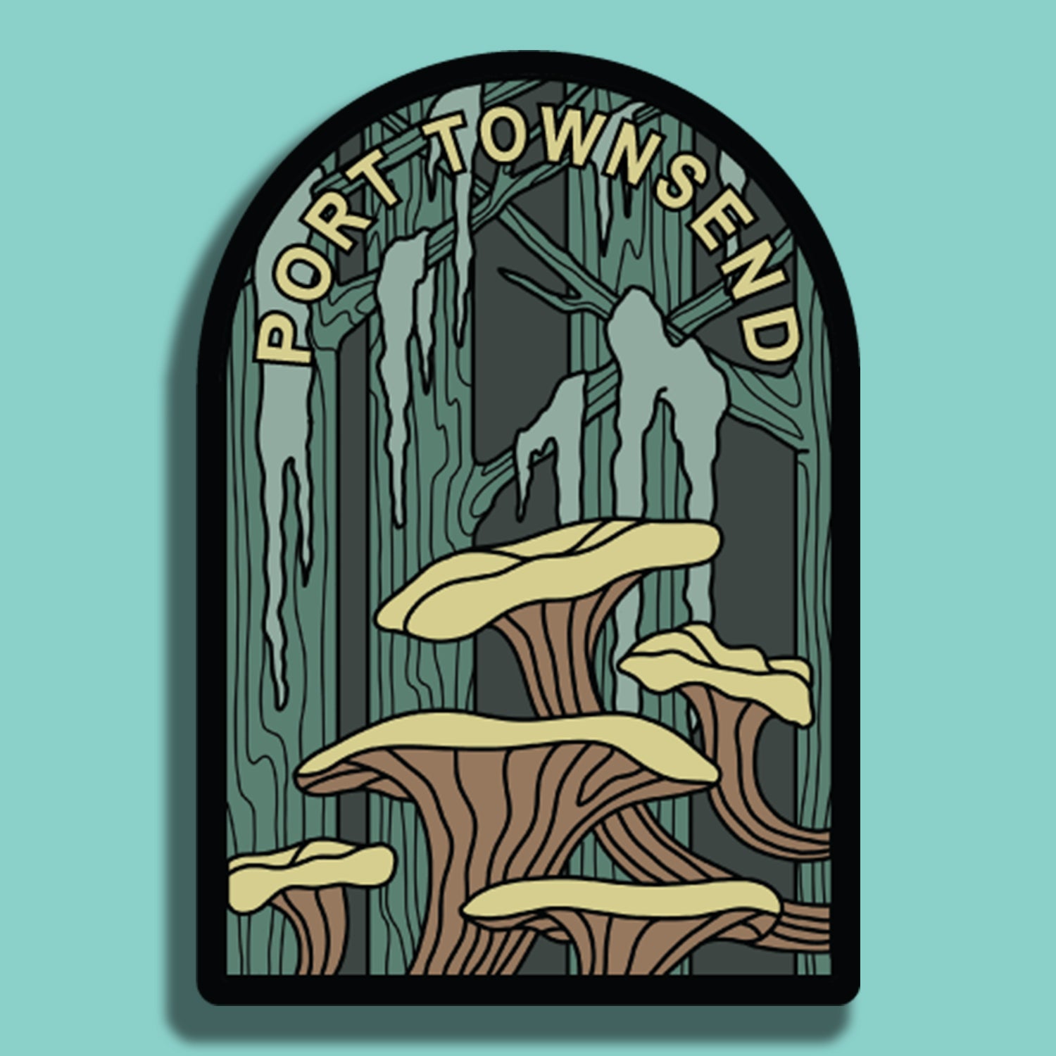 Port Townsend Mushroom Woods Magnet