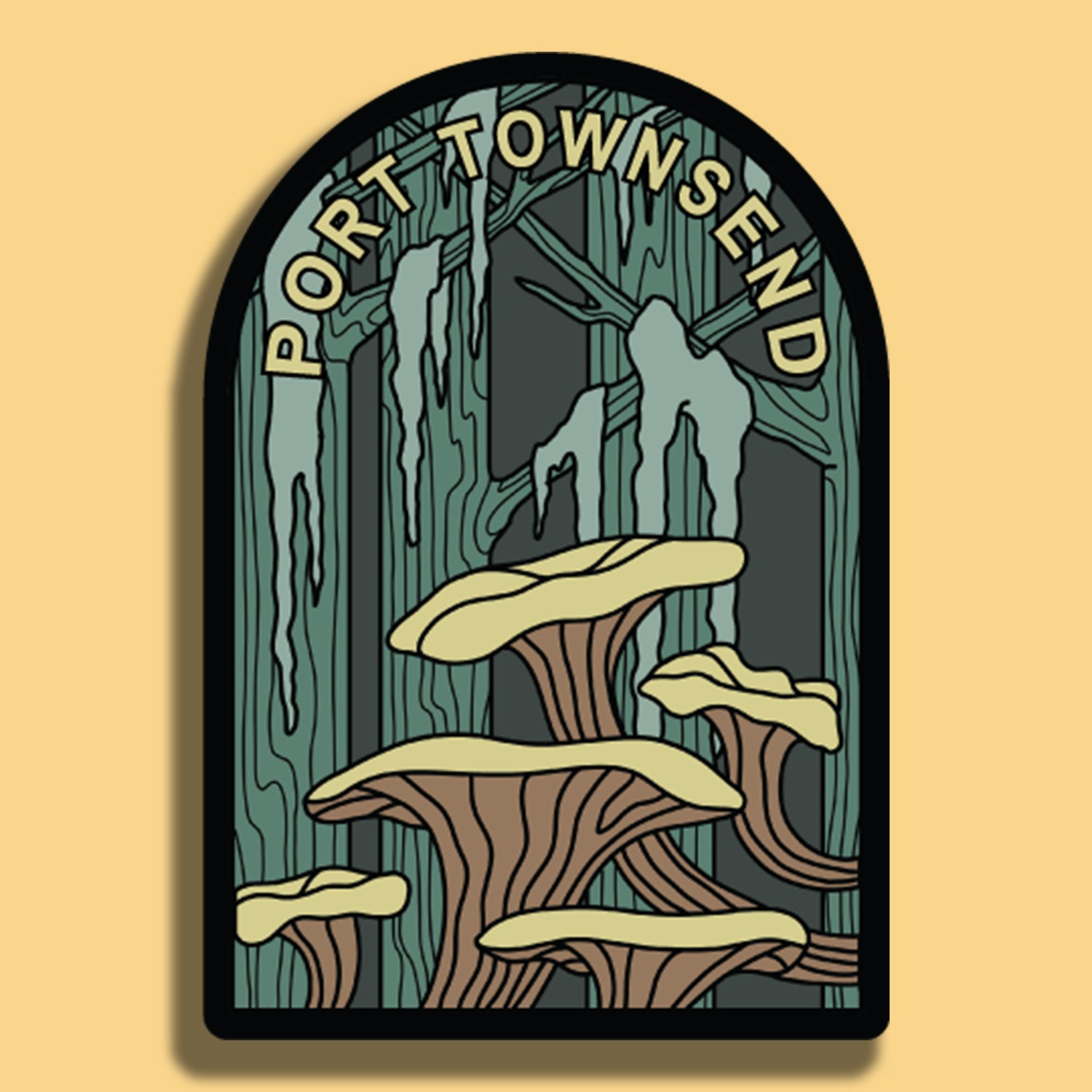 Port Townsend Mushroom Woods Magnet