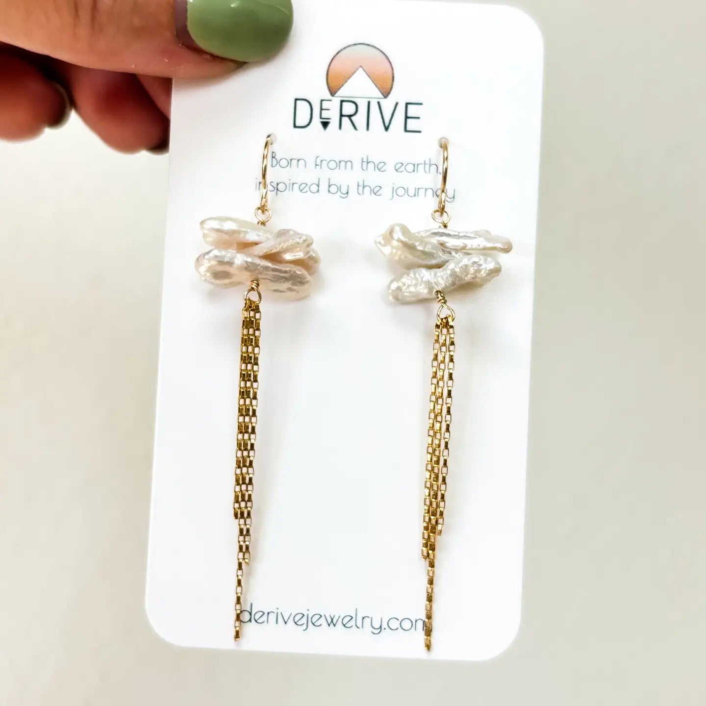 Pearl Fringe Earings