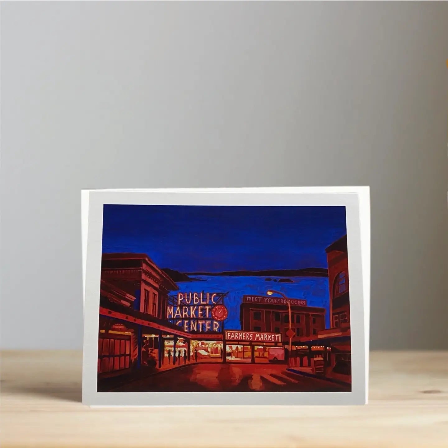 Public Market Center Greeting Card