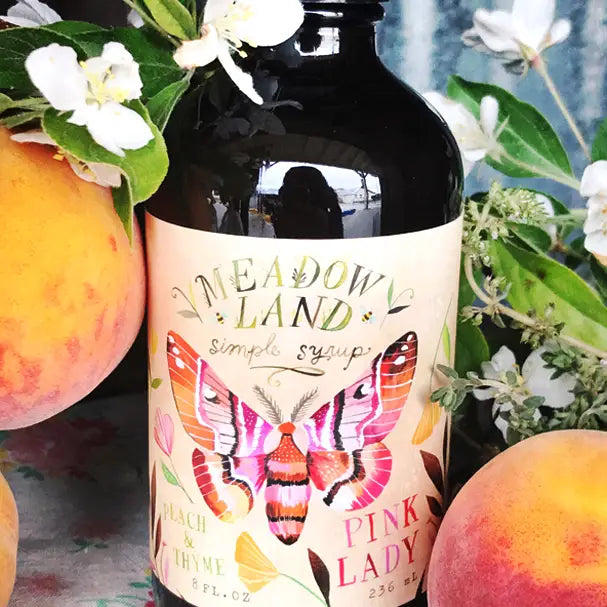 Pink Lady Simple Syrup