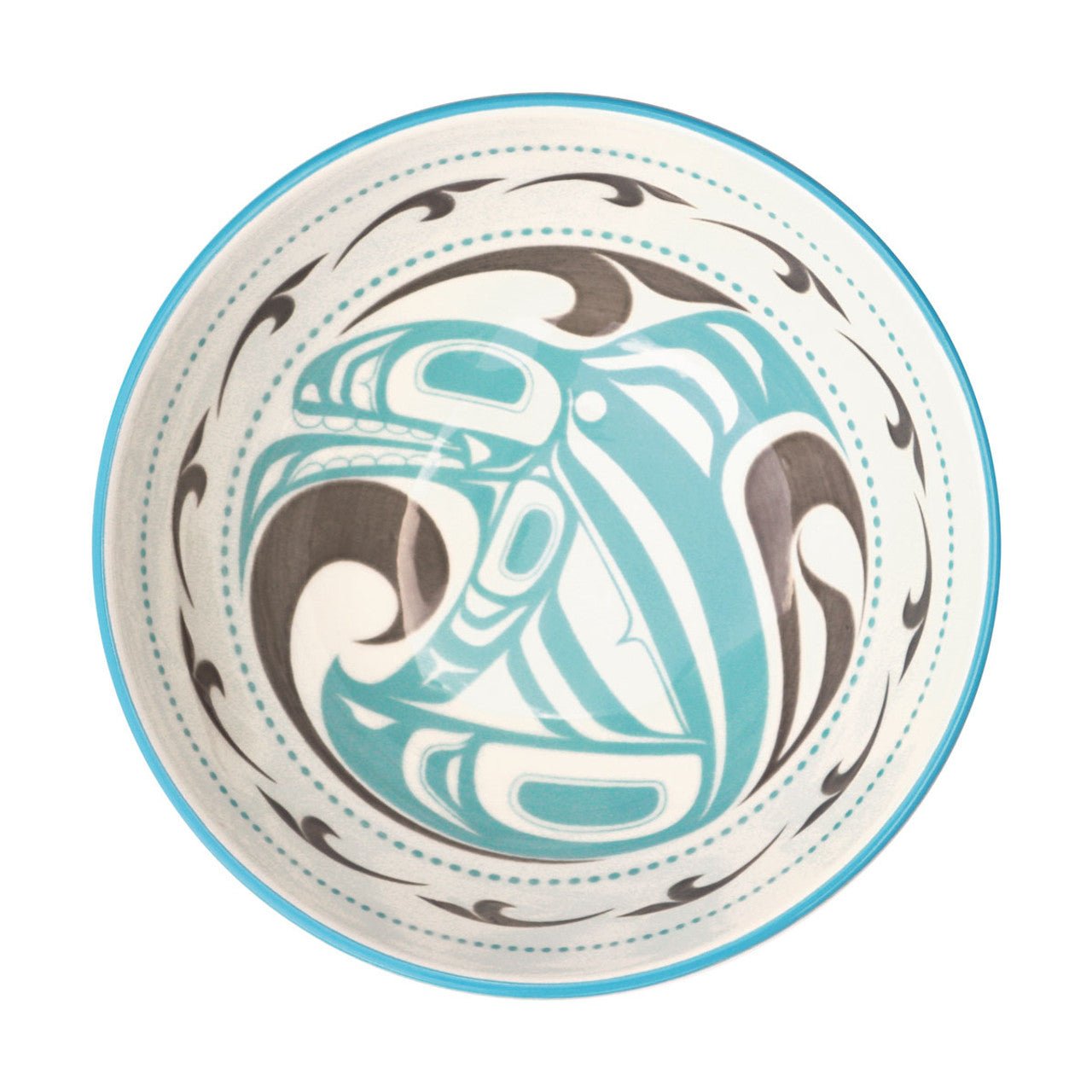 Porcelain Art Bowl Med- Killer Whale