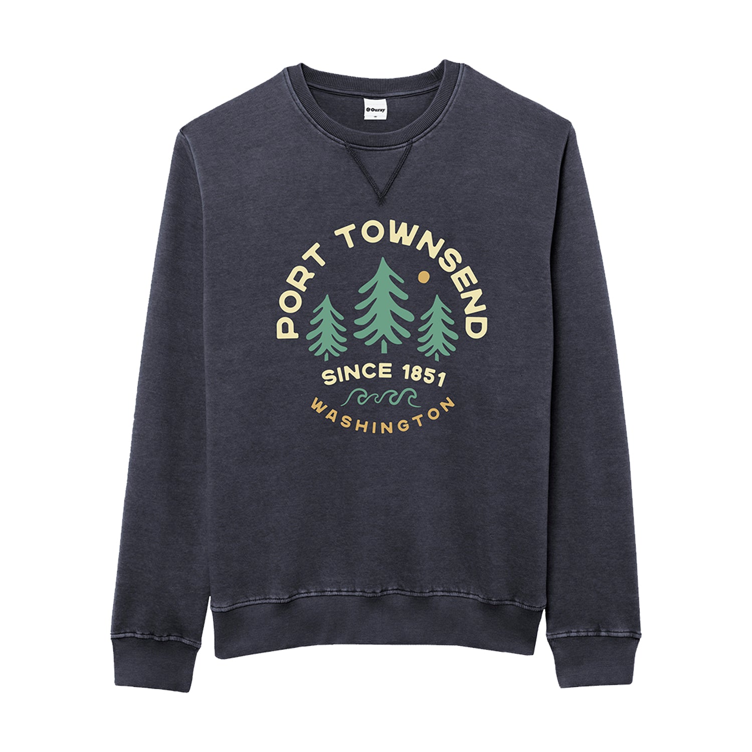 Port Townsend Circuit Weathered Unisex Crew Fleece