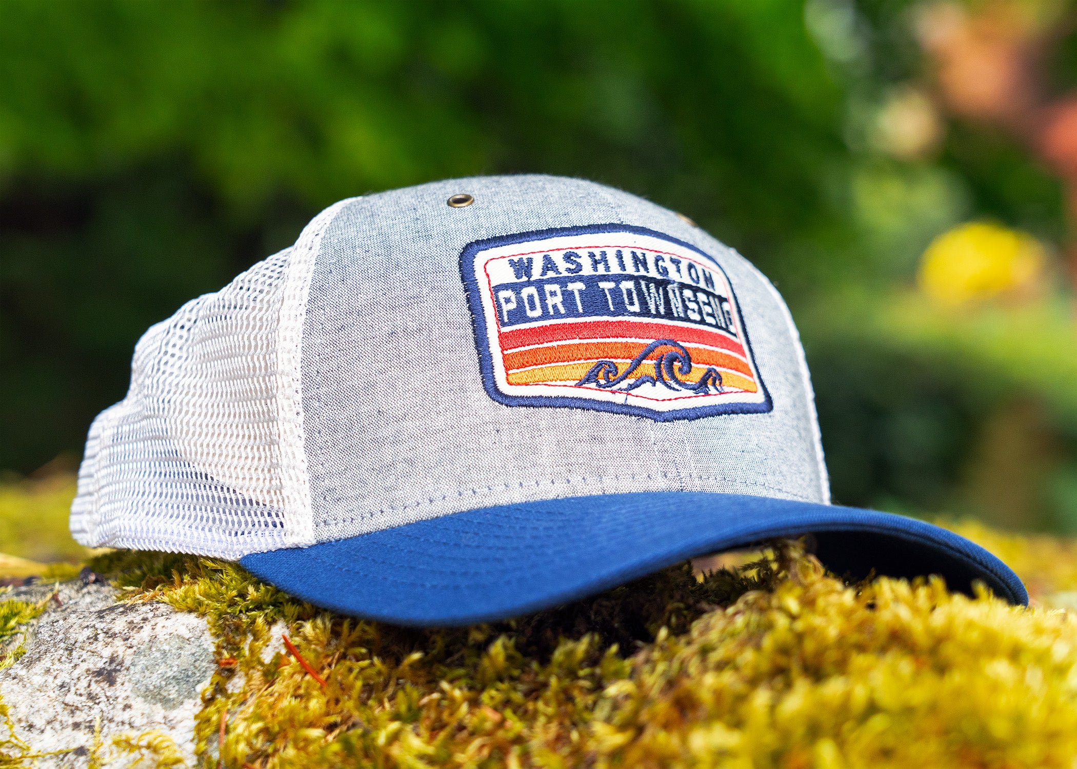 Port Townsend Backstreet Wave Embroidered Hat