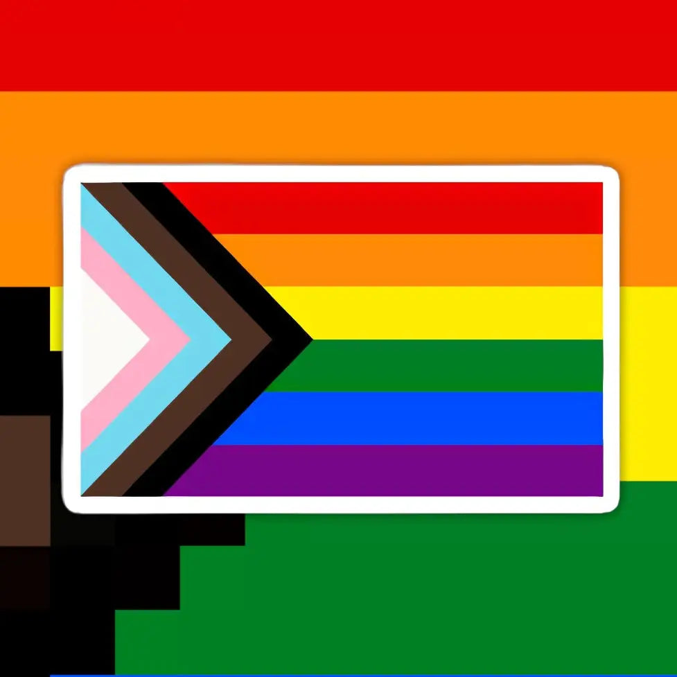 Pride Progress Flag Sticker