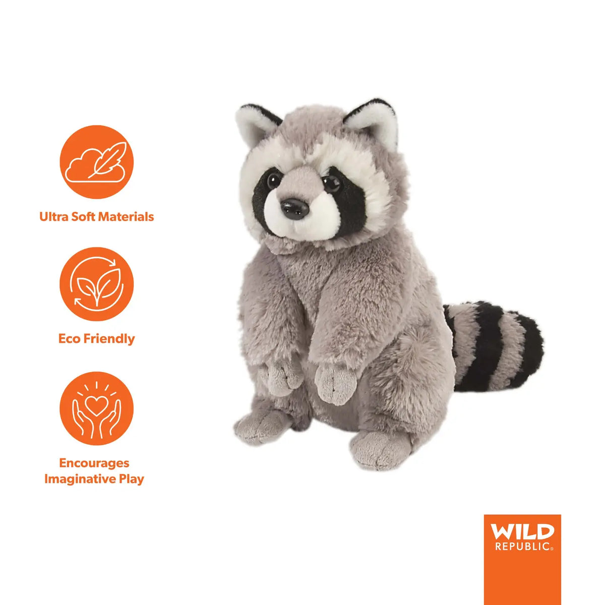 Ck Raccoon Stuffed Animal 12"