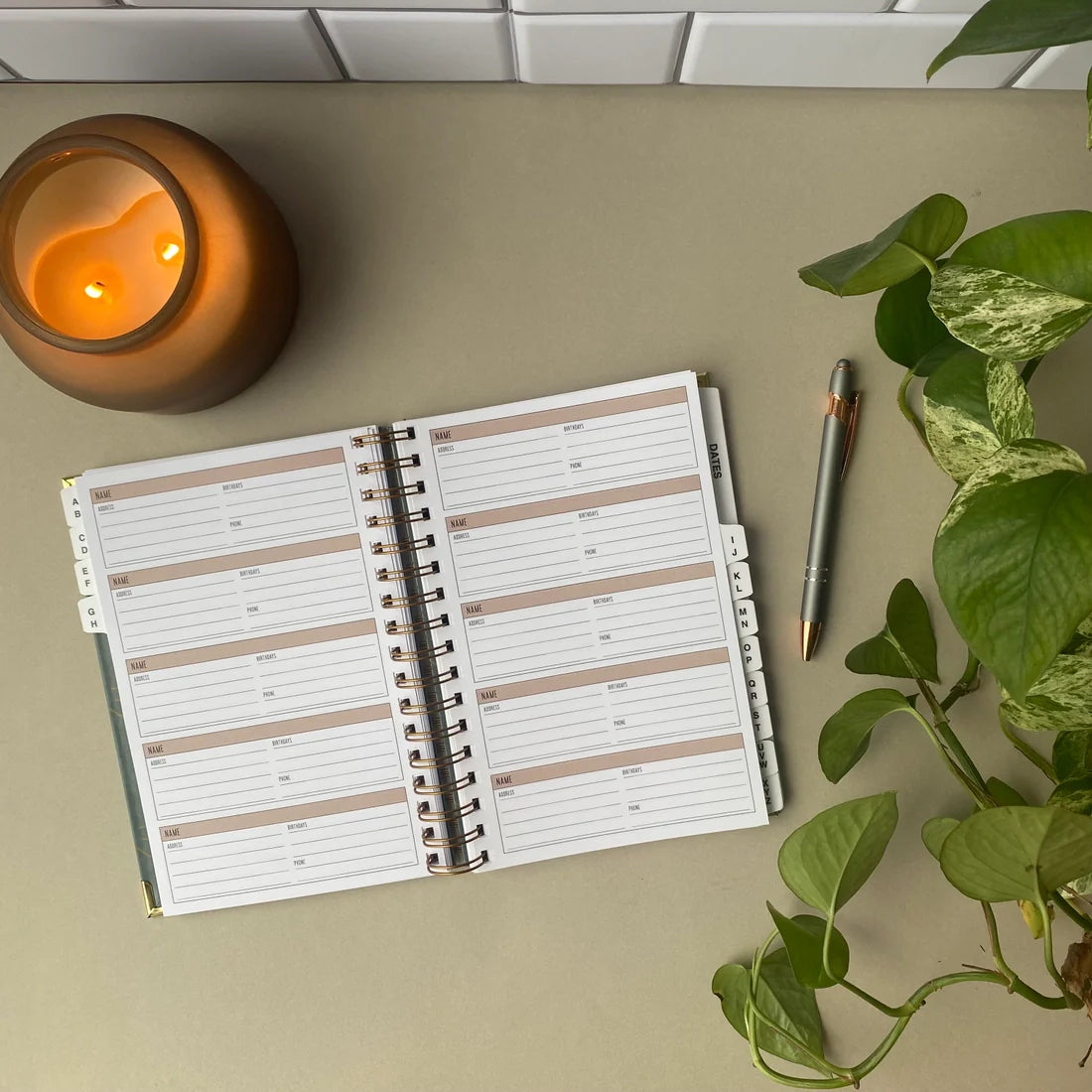 Address Book - Rainbow