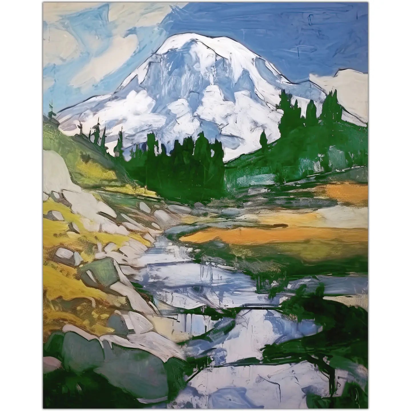 Rainier Art Print