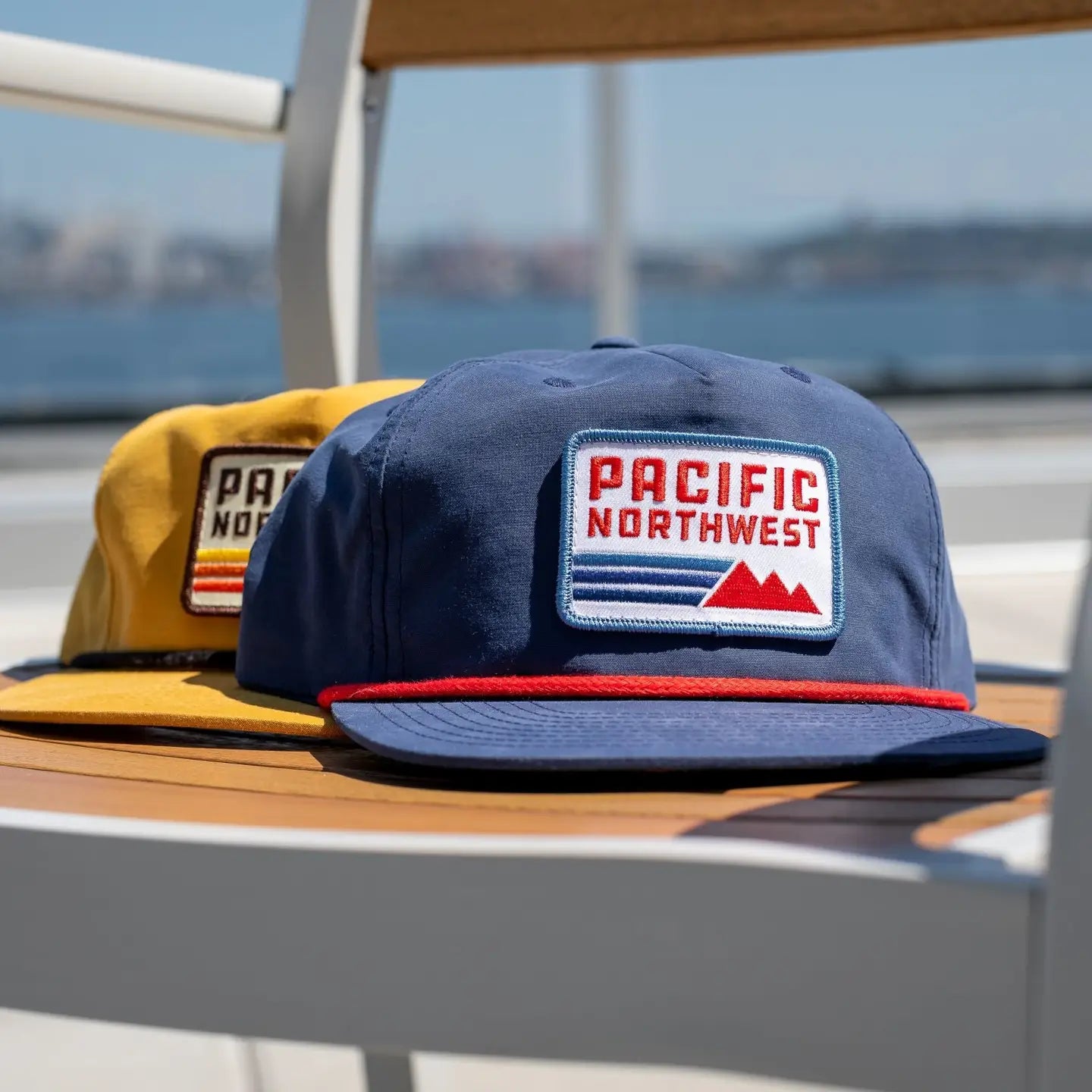 Retro 5-Panel Snapback Navy