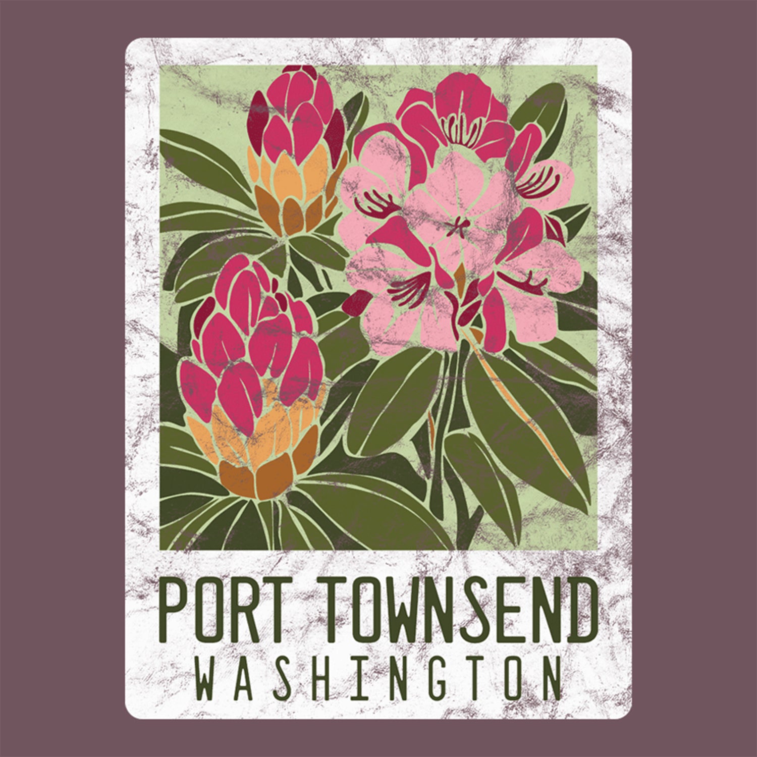 Port Townsend Rhododendron Long Sleeve Shirt | Vineyard